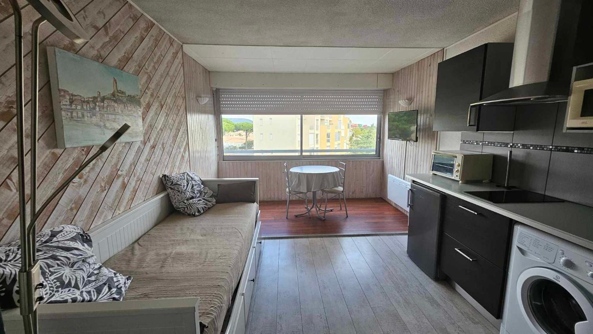 Studio Plage Du Grazel Груиссан Экстерьер фото